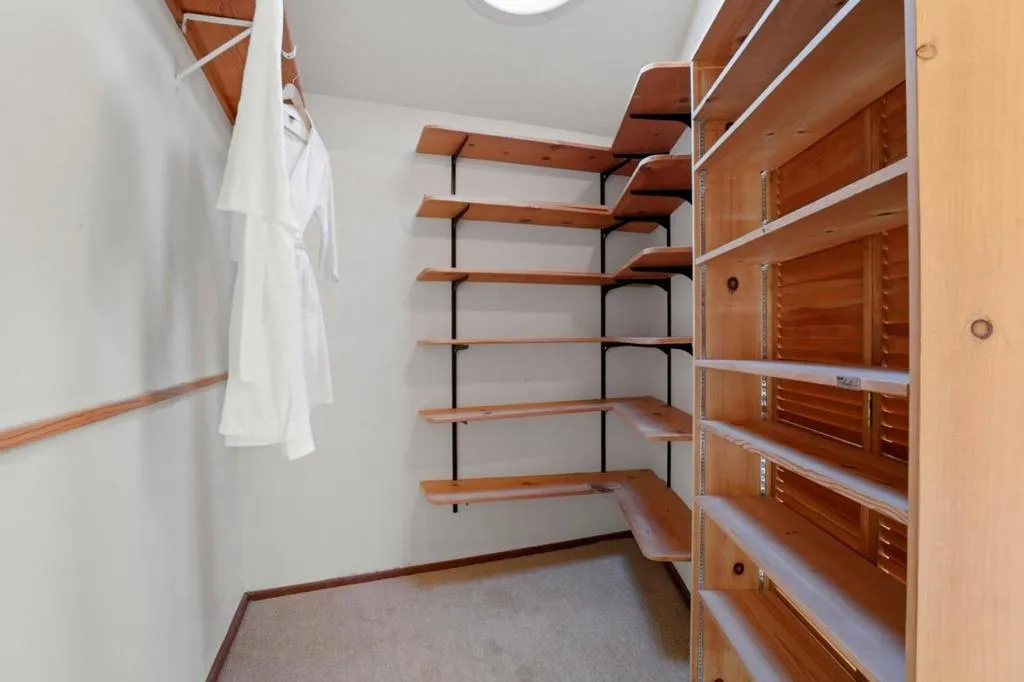 Main house primary bedroom closet (located in attached bath)