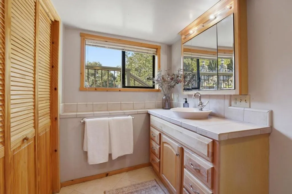 Main house lower level bedroom suite bathroom