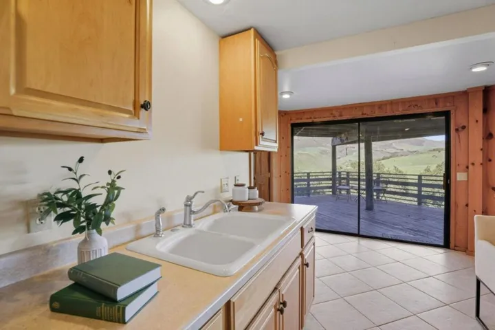 Main house lower level kitchenette