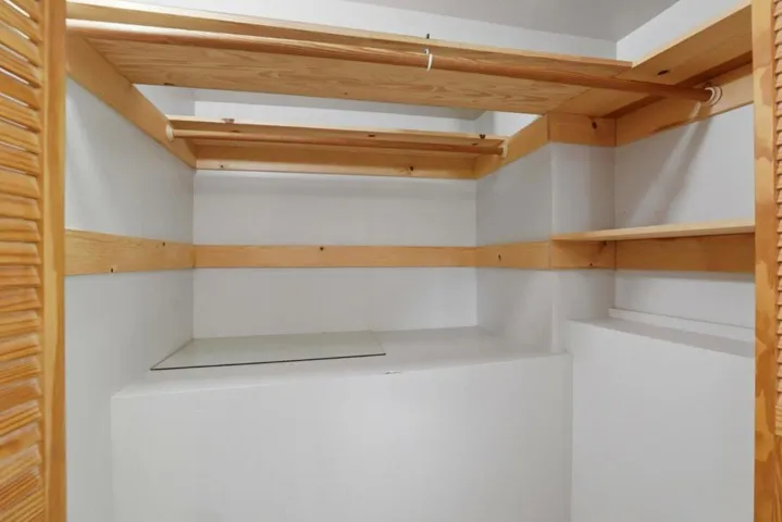 Main house lower level bedroom suite closet (located in attached bath)