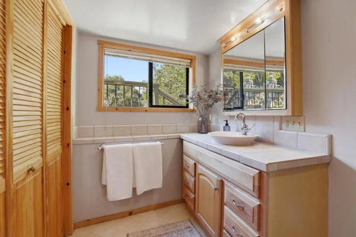 Main house lower level bedroom suite bathroom