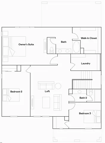 Residence 4 - level 2 floorplan