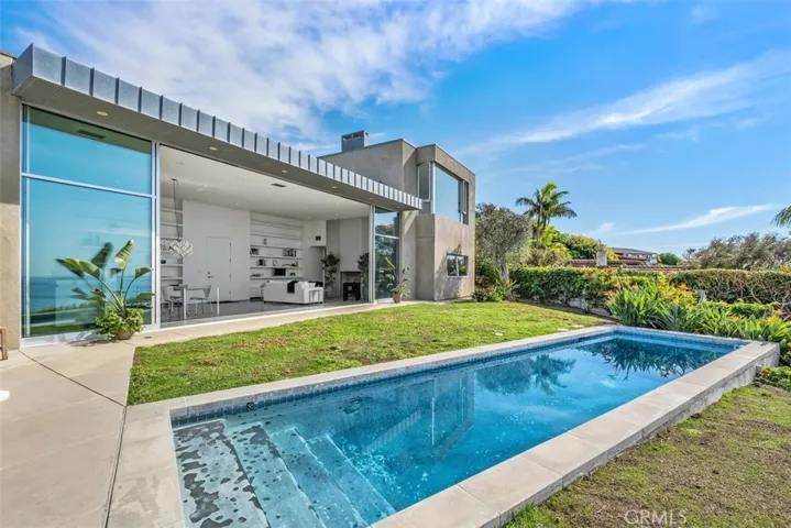 In ground pool, could use re-plastering but functioning. Had been used with salt water, currently not.