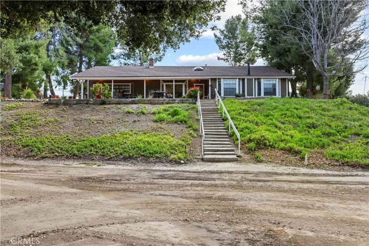 Rear hill from patio