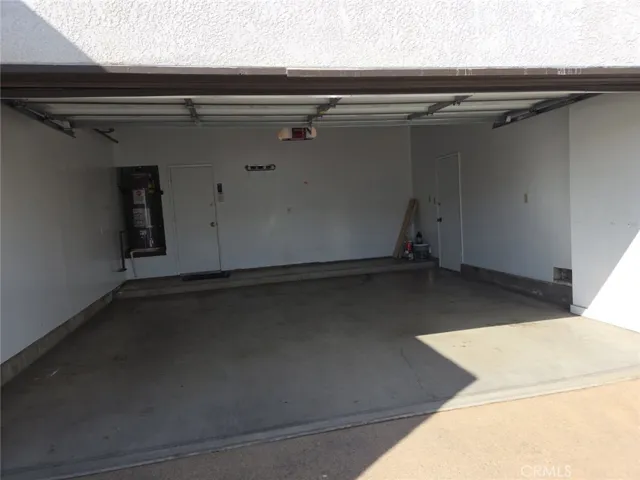 Interior view of 2 car garage