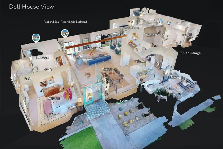 Doll house view