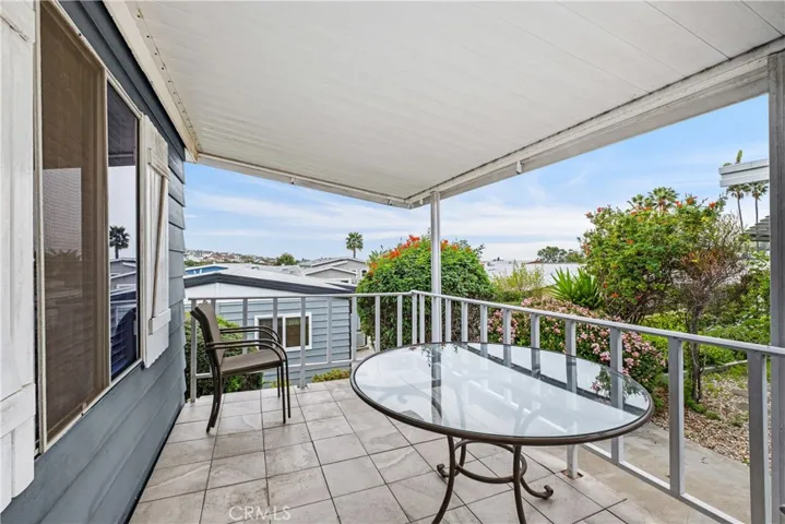 Patio with view