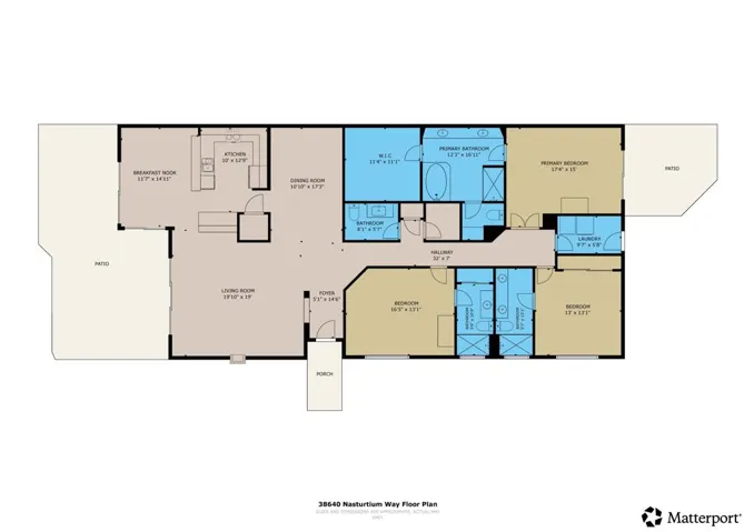 38640 Nasturtium - Floor Plan