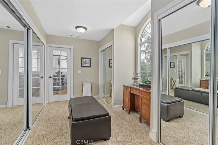 Master dressing room