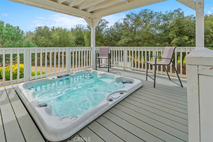Spa in gazebo, built with permits 
