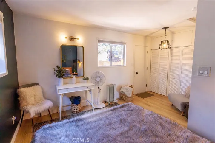 Bedroom from bed