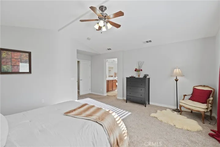 Thoughtfully arranged with ample space for a private sitting area.