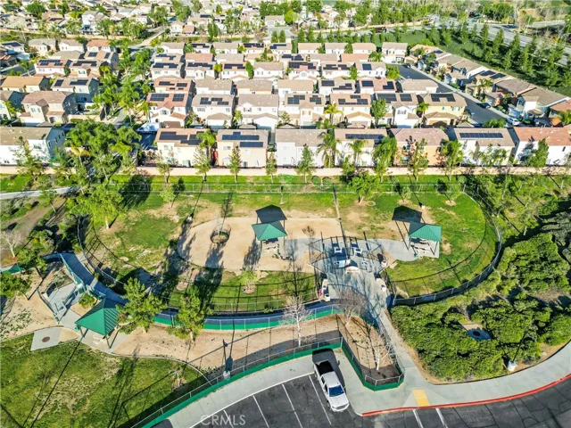 Shared green spaces woven throughout the community.