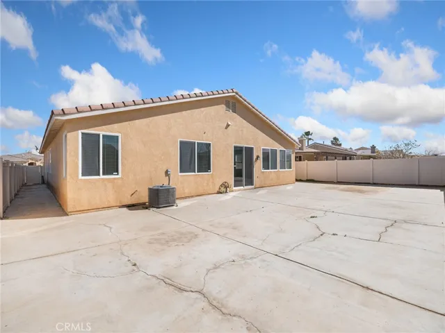Low maintenance and ready for patio cover or let your imagination go wild!