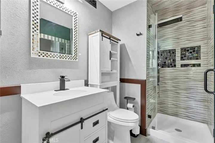 Remodeled Bathroom With Walk-In Shower