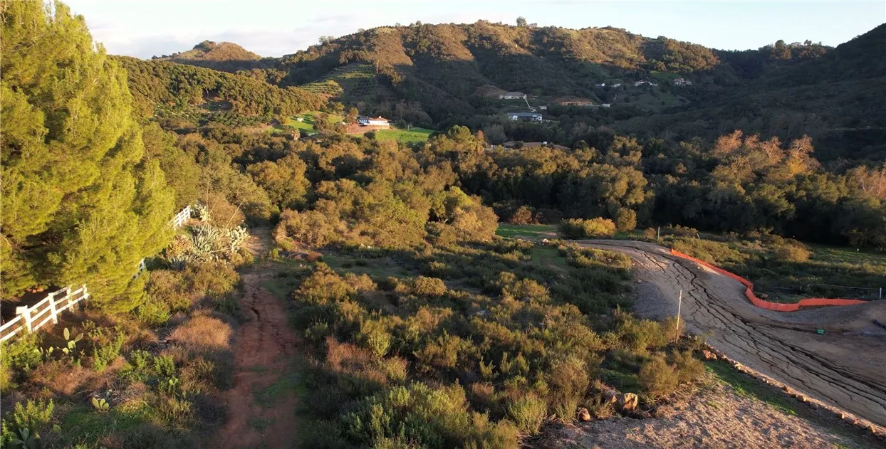 driveway down towards Via Escondido