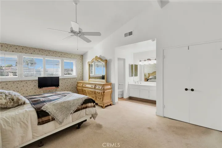 Primary Bedroom and bathroom
