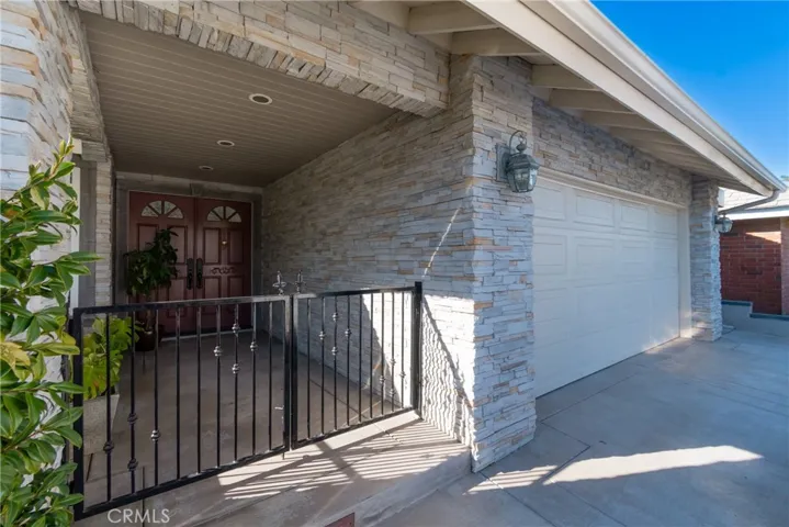 Front door entrance court yard