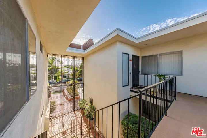 view from front of unit to gat