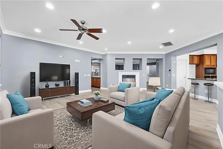 virtually staged & digitally altered -  Family Room