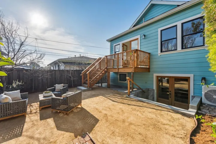 View of patio / terrace with an outdoor hangout area, french doors, and a deck