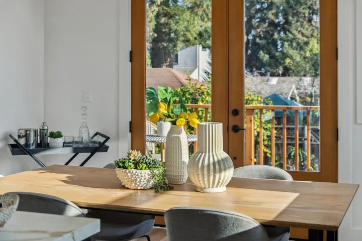 View of dining space