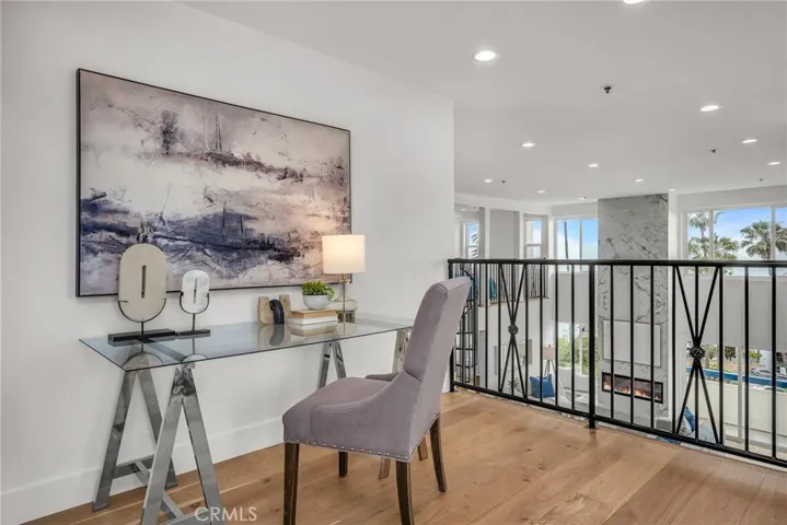 Office space in the primary bedroom w/ beautiful ocean views