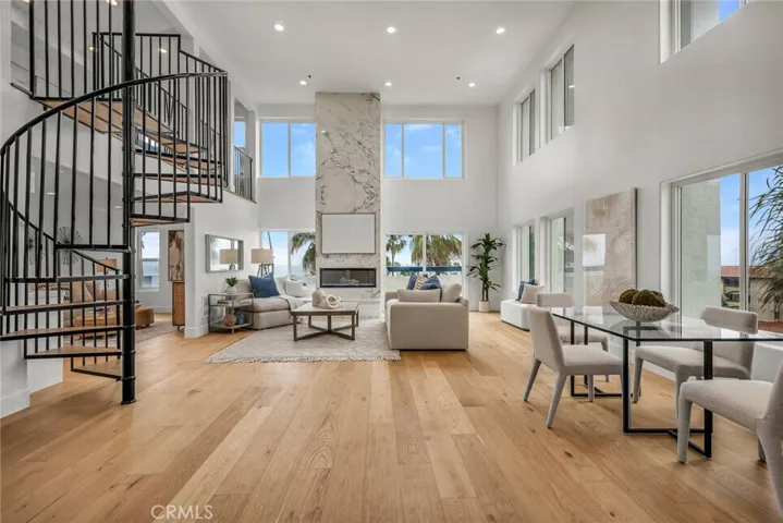 An expansive and elegant space offering multiple options for formal dining, designed to accommodate grand entertaining with refined sophistication