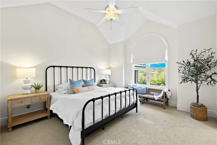 This is the Second Suite upstairs that is so spacious - filled with light and evokes COMFORT & relaxation!  Its a full suite with a large walk in closet and beautiful FULL bath!