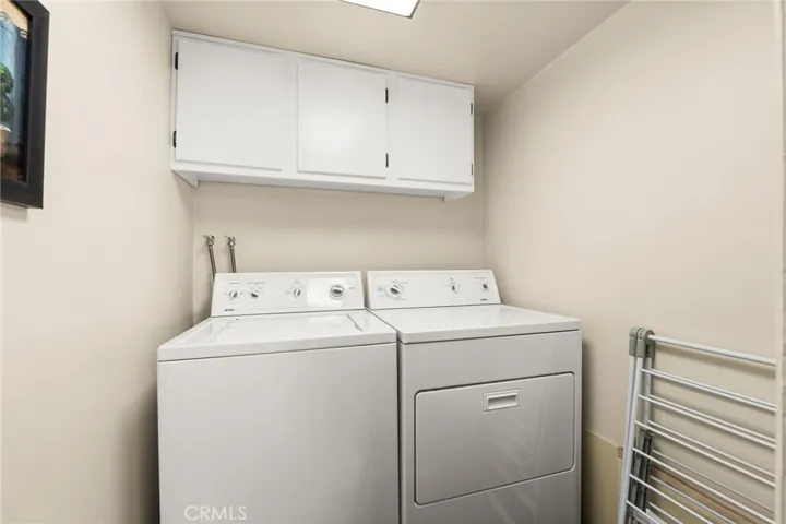 downstairs laundry room