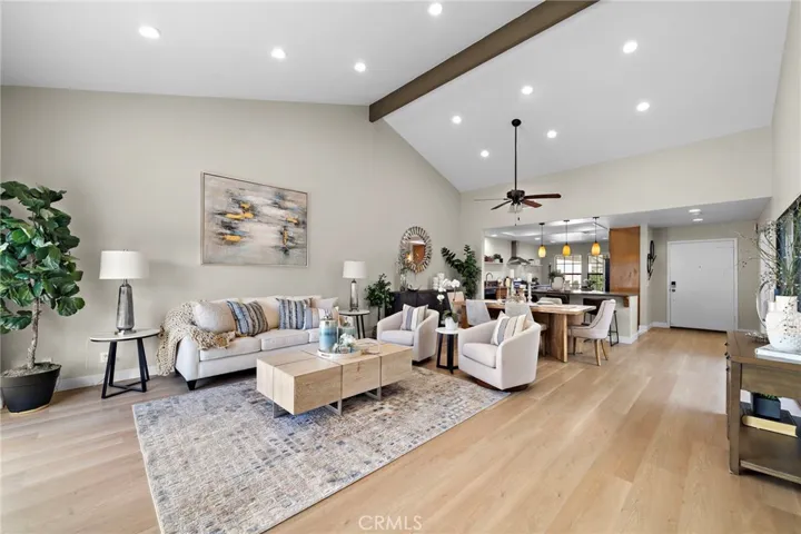 Great view of the open concept living space