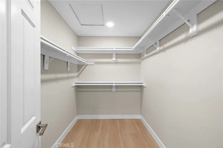 Walk-In closet in primary suite