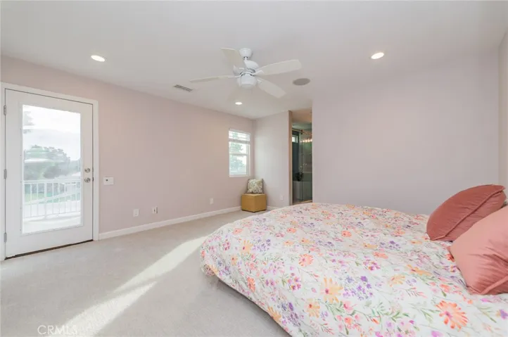Master bedroom with it's own patio