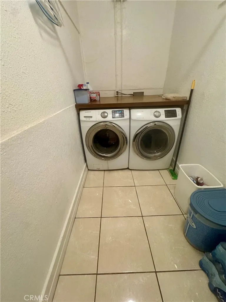 Laundry Room with folding table.
