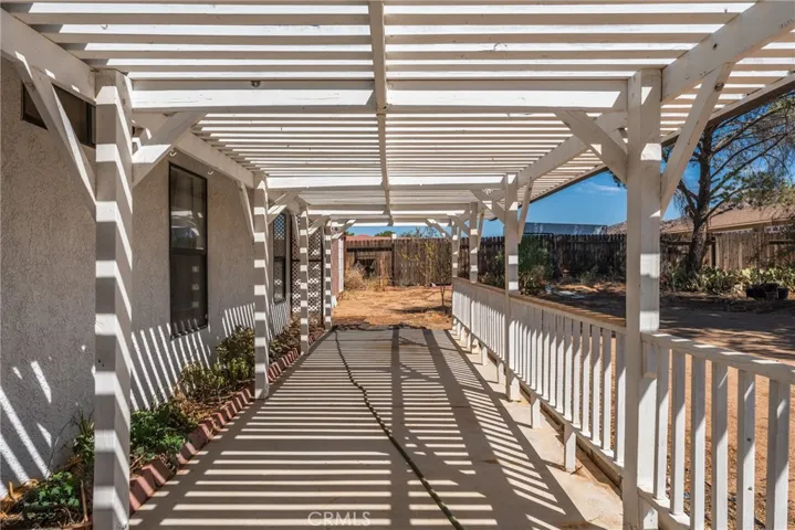 Backyard patio