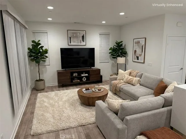 Virtually Staged Living Room