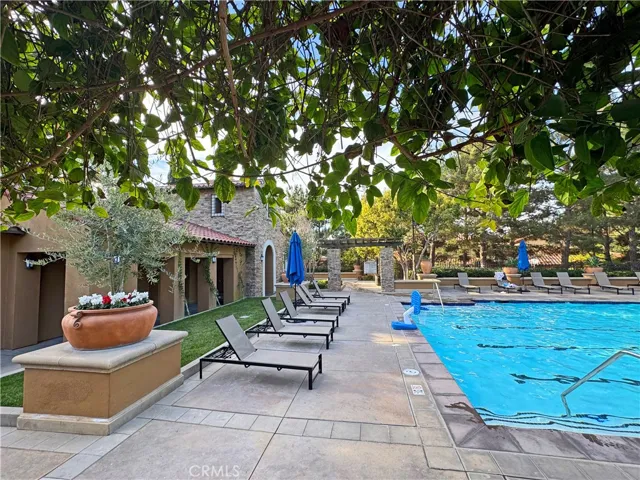 Here's the large main pool for more serious swimming with lounge chairs for relaxing after a good swim