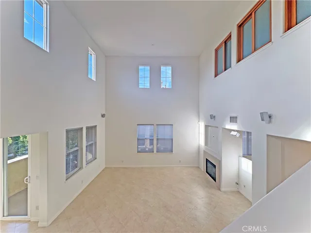 The great room with stunning clerestory windows