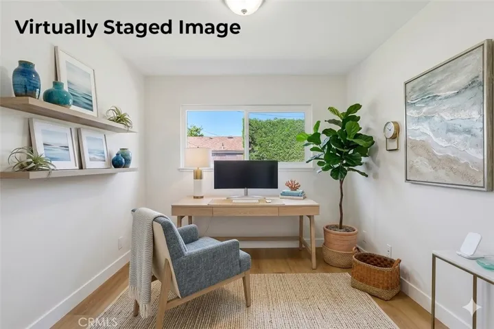 Bedroom 4 - back center of house - virtually staged