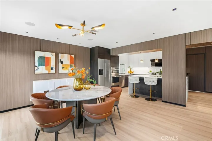Virtually staged refrigerator