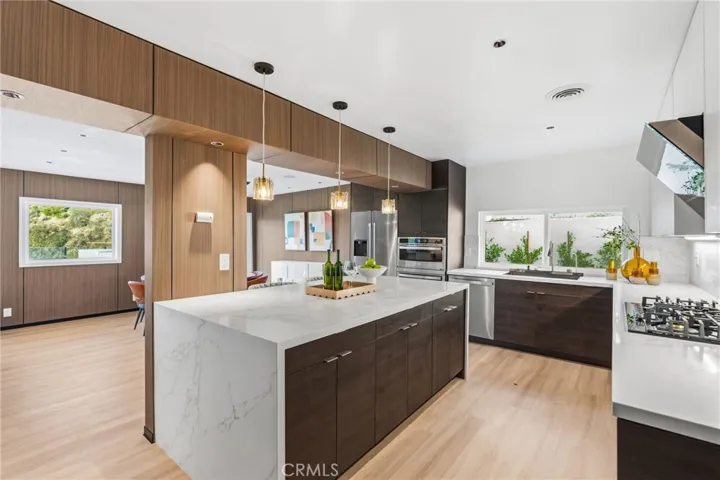 Virtually staged refrigerator