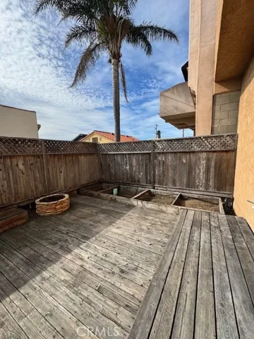 Backyard deck