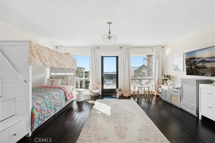 Third bedroom with ocean views