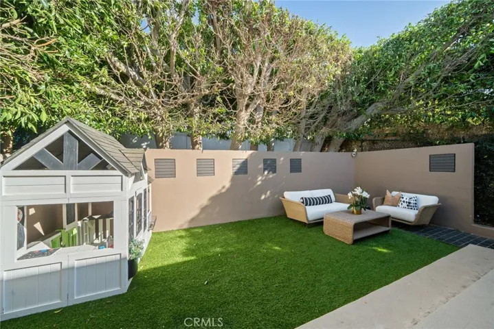 Backyard with room to play