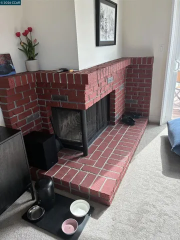 Expanded view of Fireplace
