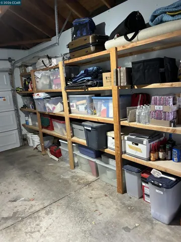 Right side of Garage Shelving