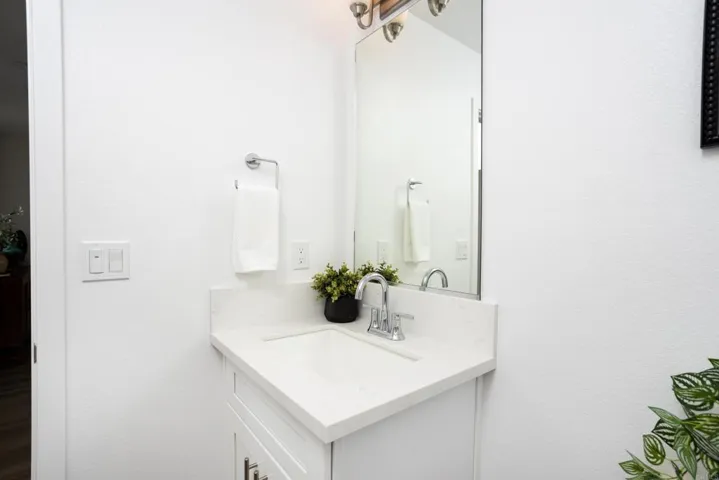 Second-level half bathroom.