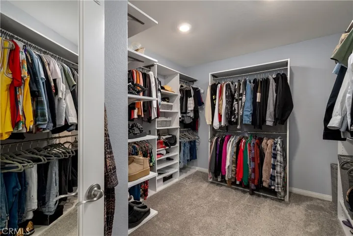 Master walk in closet