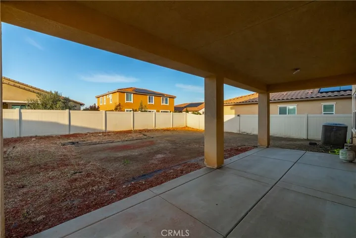Extended covered patio