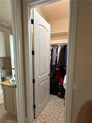 Guest walk in closet